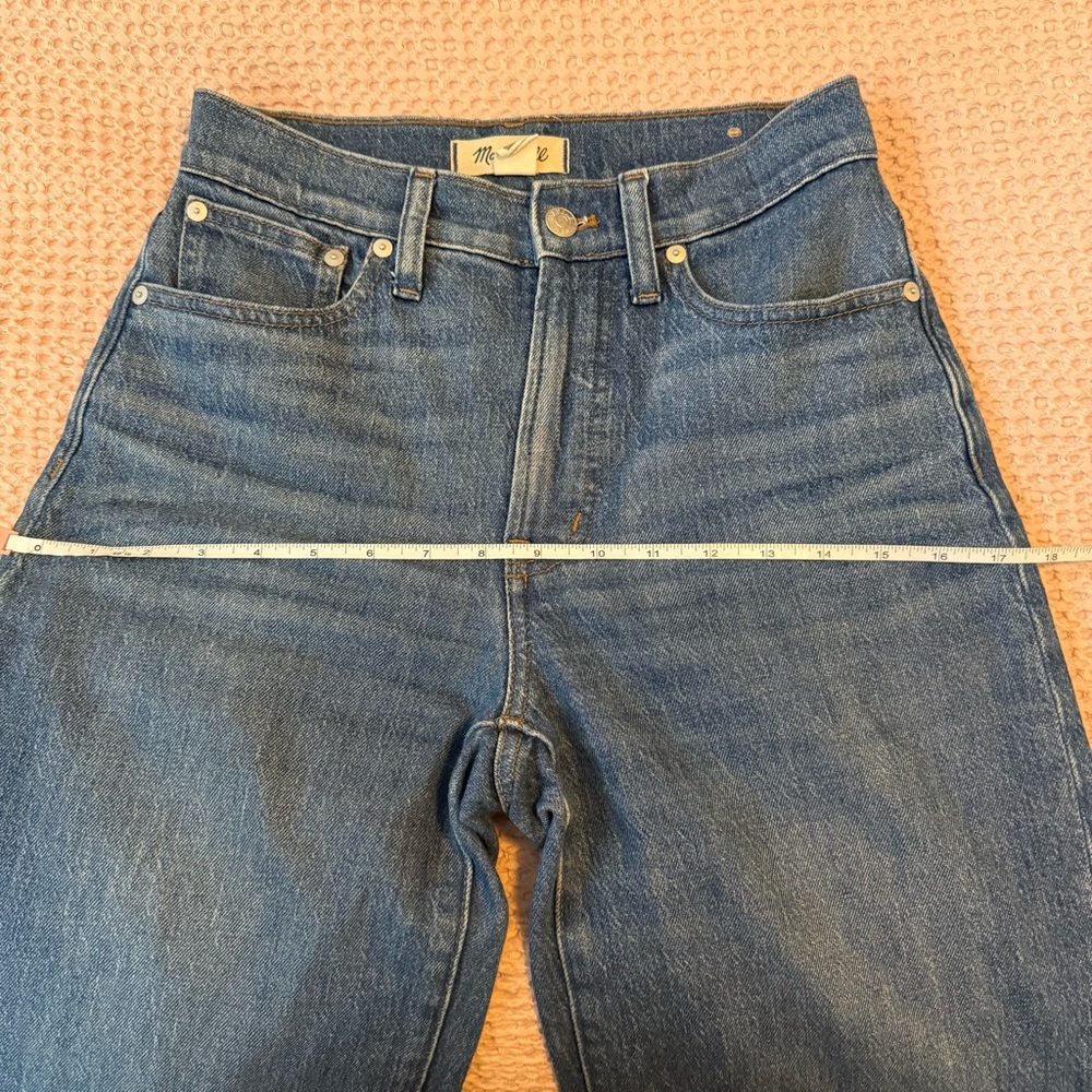 Madewell The Perfect Vintage Wide-Leg Jeans in Harvey Wash Size 24 - Picture 11 of 12